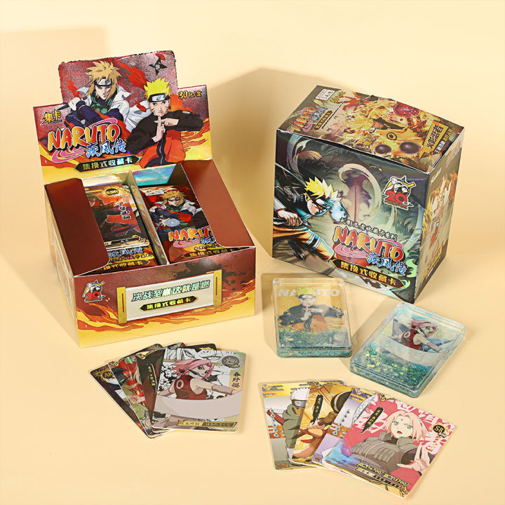 Popular Naruto collectible cards Internet celebrity anime character battle game cards blind box peripheral character cards wholesale