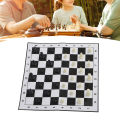 Chess Set International Chess Game 32 Chessmen Wear Proof Exquisite Details for Home. 