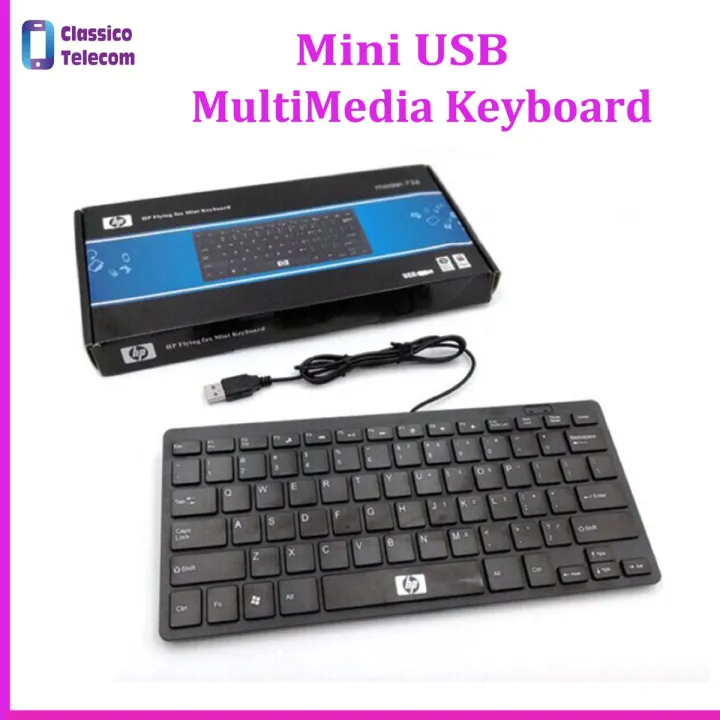 Multimedia Usb Mini Keyboard For Pc Desktop Or Laptop & More - Keyboard ...