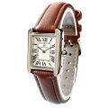 PABLO RAEZ Rectangle Women Fashion Watches Elegant Lady Quartz Casual Wristwatch Ulzzang Luxury Brand Brown Leather Female Clock.