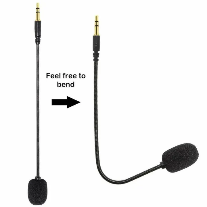 Wired%20Stereo%20Studio%20Gaming%20Headset%20Microphone%20adjustable%20360%20degrees%20bendable%20gaming%20Mic%203.5mm%20combined%20mic%20headphone%20jack%20Black%20-%20Image%205