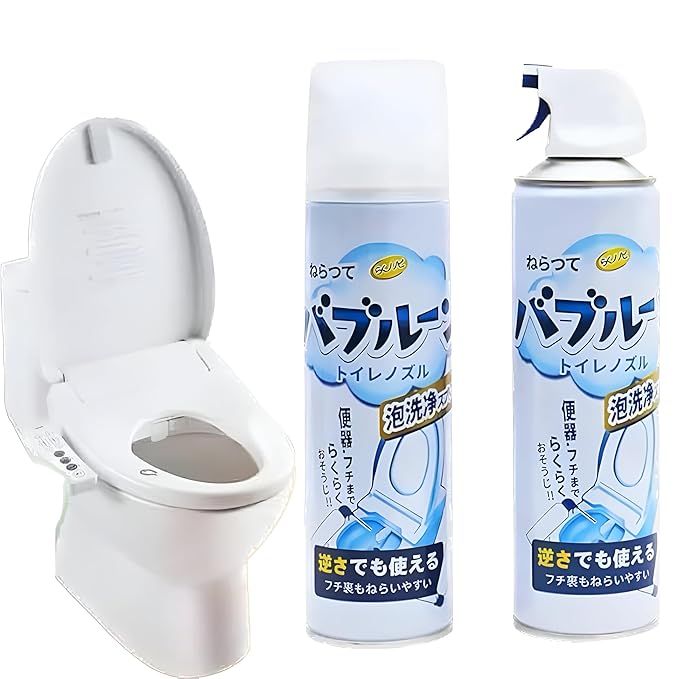 Multi-Purpose Toilet Cleaner – Fast-Acting Foaming Spray (500ml) | Powerful Deep-Cleaning Formula for Toilet Bowls, Bidet Nozzles, Tiles, Sinks & More | Effectively Removes Stains, Odors & Germs-1 pics