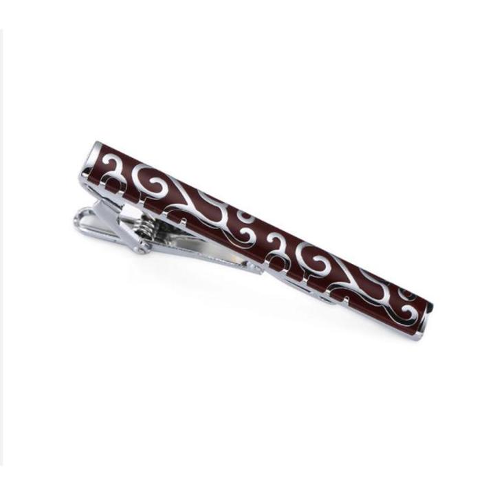 French Craft-Hand Grinding-Drawing Smooth Tie Pin- Tie Clip