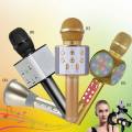 Q7 Wireless Bluetooth Microphone Speaker - Rose Gold. 