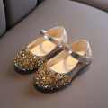 Toddler Infant Kids Baby Girls Pearl Bling Sequins Single Princess Shoes Sandals Baby Shoes.