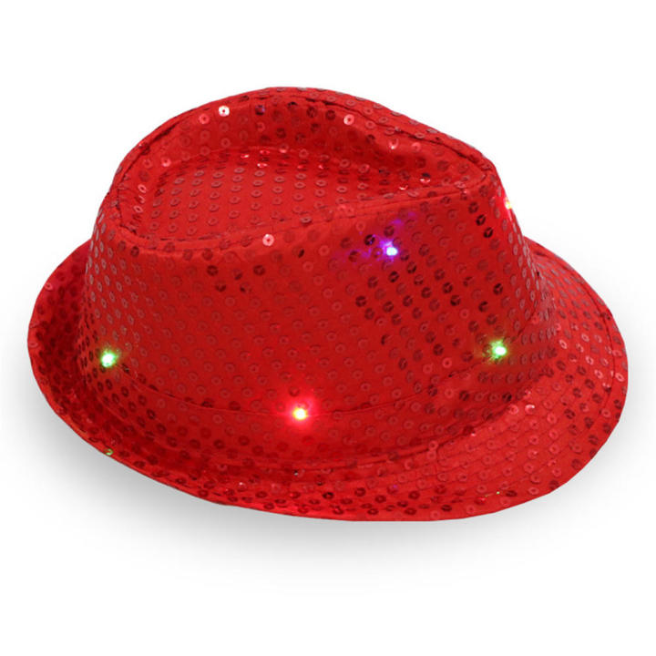 Jazz%20Hat%20LED%20Cap%20Flashing%20Cap%20Jazz%20Cap%20Unisex%20Cap%20%20%20Hop%20Cap%20Party%20Hat%20Costumes%20-%20Image%206