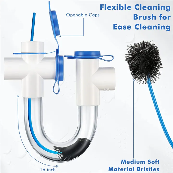 Standard%20Condensate%20Trap%20PVC%20U%20Trap%203/4%20Inch%20for%20HVAC%20Systems,%20Air%20Conditioner,%20Effectively%20Drains%20Condensate%20-%20Image%202