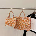 Bag women's sense canvas commuter bag 2024 spring new tote bag original design large capacity handbag foreign temperament.