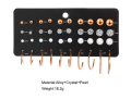 20 pairs earrings set pearl zircon earrings, women fashion jewelry.