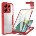 For Xiaomi Poco F6 Pro 5G Poco F 6 F6Pro Poco F6 Poco F6pro Transparent Protector Case With Mobile Phone Film Cover Double Protect Shield Full Cover Casing HP. 