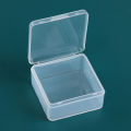 Plastic Transparent Storage Box Square Small Items Case Packing Boxes Jewelry QUANYIN. 