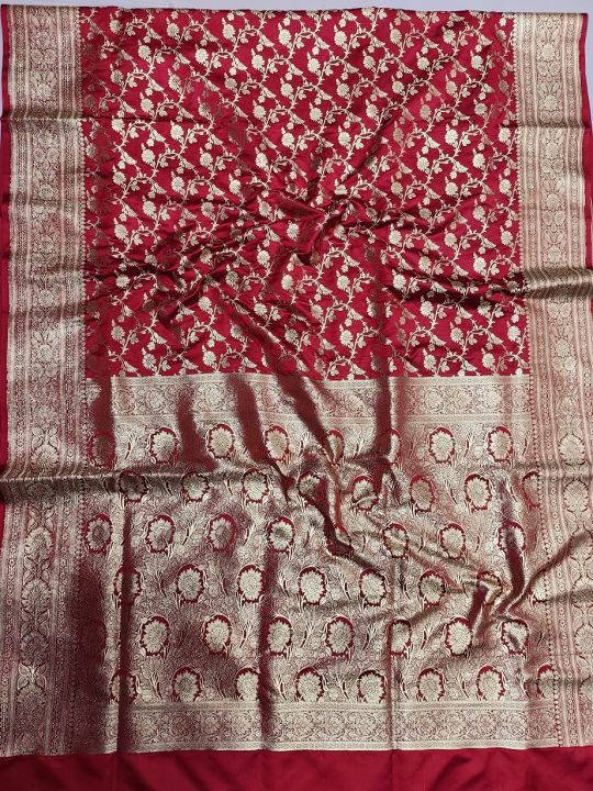 Indian benaroshi katan saree with blouse pics/Wedding katan saree-Res ...