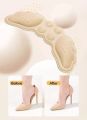 Butterfly  Insoles For Shoes Pads Silicone Gel Heel Cups Protector Backs Black & Beige Sneakers Spur Patch Adhesive Foot Care Insert Sticker Relief Pain. 