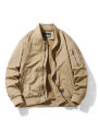 【Solo Yolo】Pilot Pure Cotton Coat Men's Spring and Autumn Loose plus Size Top Leisure Cargo Baseball Collar Men's Functional Jacket.