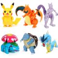 【Yurui】Pokemon Figure Ball Pikachu Lunala Charizard Action Figure Pokemon Elf-Ball Toy Set Kids Halloween.