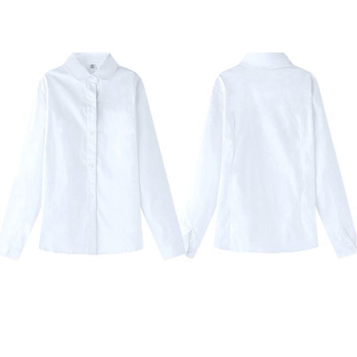 Girls%20School%20Blouse%20Shirt%20Long%20Sleeve%20White%20Shirt%20Sky%20Blue%20Formal%20Blouse%20Top%20For%20Student%20Ages%204-15%20Years%20Tops%20Children%20Clothes%20-%20Image%206