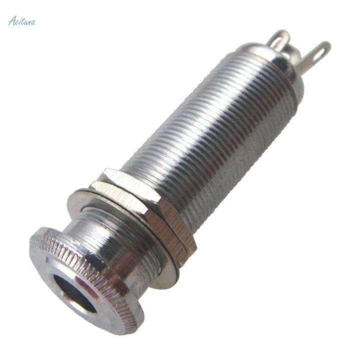 2Pcs%20Threaded%20Cylinder%20Output%20Input%20Guitar%20Jack%20Plug%20Socket%201/4"%206.35mm%20A+B%20-%20Image%209