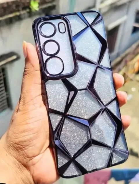 Vivo%20Y04%20Geometric%20Diamond%20Shape%20Phone%20Case%20With%20Chrome%20Electroplated%20Plating%20Cover%20Zone%20For%20Vivo%20Y%2004%20Back%20Cover%20-%20Image%203