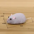 【happy one】Wireless Electronic Remote Control Rat Plush RC Mouse Toy Emulation Toys Rat for Cat Dog Mini Rat Tricky Toy. 