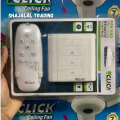 Click Remote Control Switch (1 Fan With Regulator And 2 Light) - Simplify Lighting And Fan Control Convenient Click Remote Control Switch. 