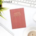 Durable Faux Leather Notebook 2025 Planner with Thick Paper Faux Leather Cover Smooth Writing No Ink Bleeding Ink-resistant Paper Perfect for Smooth Writing Journal. 