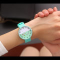 Children's Watch, Female Student Korean Edition, Simple Cute Black White Pink Candy Jelly, Fresh and Trendy Soft Girl. 