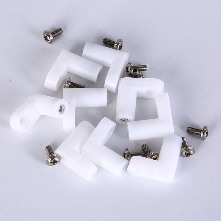 Plastic L Type With Screws PCB type Mounting Feet Right Angle Motherboard Bracket Fixing Feet