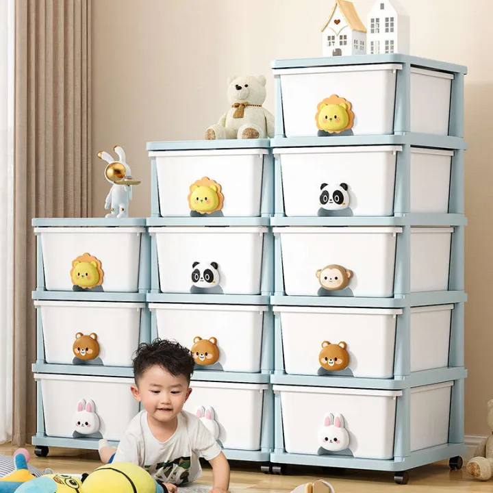 Drawer style layered cabinet, children's and baby clothes storage box, bedside table
