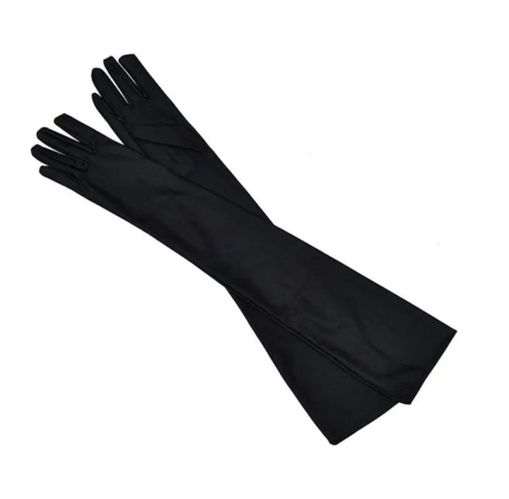 Cosplay%20Party%20Stage%20Performance%20Women%20Full%20Finger%20Shine%20Long%20Velvet%20Gloves%20-%20Image%203