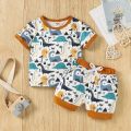 Summer Cotton Baby Sets short sleeve Boy T-shirt + Shorts Sets Toddler Clothing Baby Boy Clothes. 