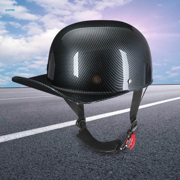 Retro Motorcycle Atv Open Face Half Comfortable Adult for Moped Street A