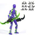 Desktop Decoration 3D Printed T13 Action Figure Shapeshift Robot ABS Robot Dummy Action Figures Multi-Jointed Movable Model.