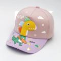 Cartoon Dinosaur Children Baseball Cap Cute Animal Kids Sun Hat Spring Corduroy Outdoor Boys Girls Peaked Caps Bonnet Gorras. 