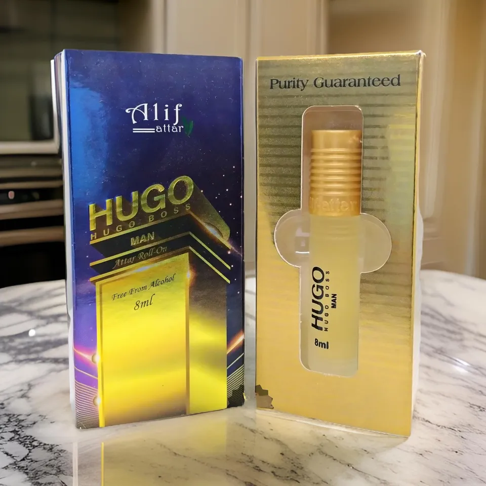 Alif HUGO BOSS Attar Perfume Oil Long Lasting Halal Roll On