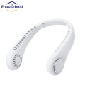New Hanging Neck Fan LED Digital Display Portable Cooler Fan Bladeless Fan Personal Wearable Neckband 3 Speeds Adjustment Twin-Turbo Leafless 360° Neckband Fan USB Rechargeable Fan Mini Neck Fan.