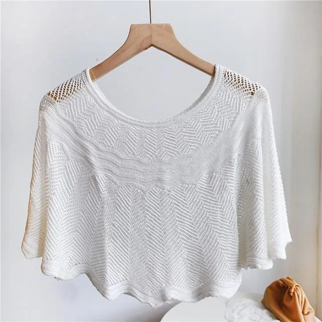 Fashion%20New%20Short%20Summer%20Ice%20Silk%20Knitted%20Hollow%20Shawl%20Sun%20Protection%20Elegant%20Air%20Conditioning%20Neck%20Shoulder%20Protection%20Outdoor%20Fashion%20-%20Image%202