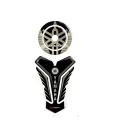 Motorcycle tank pad sticker for yamaha Fzs  or fzs bike  tank pad -black. 