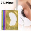 25/50PCS Extension Eye Patches Eyelash Under Eye Pads Makeup Hydrogel Gel For Makeup Eyelash Patches Tip Stickers Wholesale.