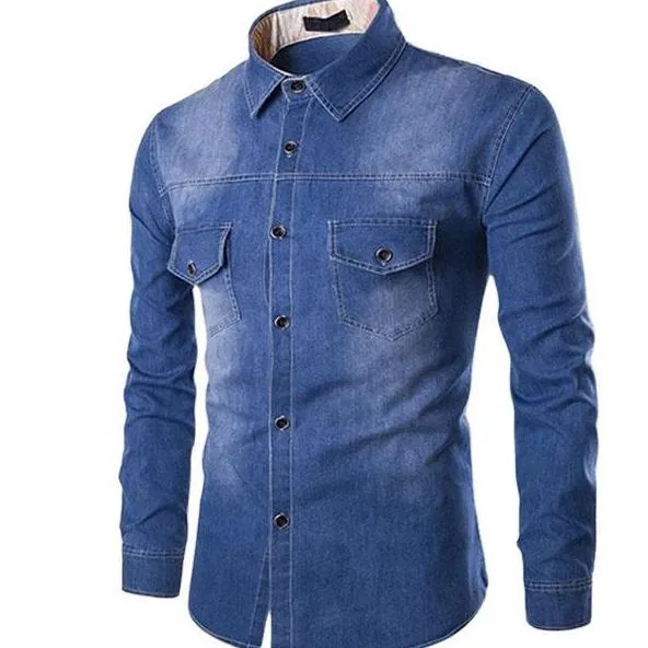 Sky%20Blue%20Denim%20Long%20Sleeve%20Casual%20Shirt%20for%20Men%20-%20Image%203