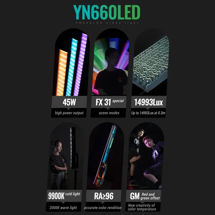 YONGNUO%20YN660LED%20RGB%20LED%20Light%20Bi-Color%20Light%20Tube%20Portable%20Fill%20Light%20Wand%20tick%20with%20LED%20creen%20-%20Image%206