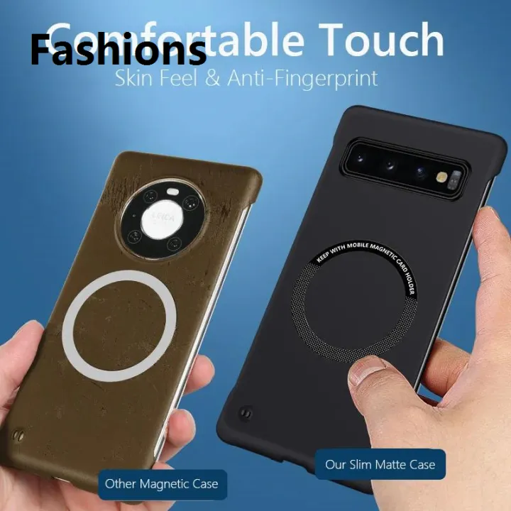 Fashions%20For%20Samsung%20Galaxy%20S10%20Frameless%20Magnetic%20Magsafe%20Slim%20Case%20For%20Samsung%20S10%20Wireless%20Charging%20Hard%20Back%20Cover%20-%20Image%204