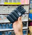 TPU The North Face Iphone Down Jacket 3D Puffer Case For iPhone Anti-fall Soft Phone Cover Mobile Case Cover - Black. 