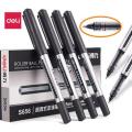 Deli Roller Gel Pen 0.5mm Black Gel Pen 1 Pcs - S656.