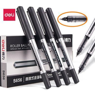 Deli Roller Gel Pen 0.5mm Black Gel Pen 1 Pcs - S656