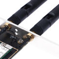 2.4G/ 5G Dual Band Intel 7260AC Built-in Wireless PCI-E Card For Desktop PC 1200Mbps Bluetooth 4.0 Stability PCi Express Wifi Adapter Fengshi. 