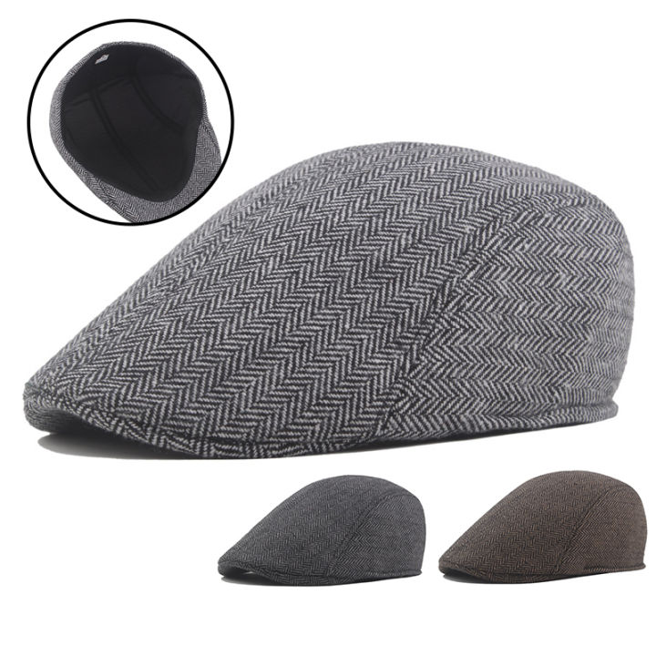 Casual%20Painter%20Newsboy%20Cap%20Spring%20Summer%20Berets%20Hat%20For%20Men%20Women%20Herringbone%20Visor%20Peaked%20Cap%20Solid%20Color%20Duckbill%20Hat%20Old%20Men%20-%20Image%204
