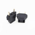 US to Flat Pin To Eu 2 Round Pin Plug socket Adapter USA to Euro wall Charger Outlet socket 1pcs. 