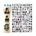 2023 New Tv Series Wednesday Addams Movie Tattoo Stickers Movie Art Sticker For Women Girls Role Play Fun For Kid Toy.