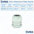 Nylon Waterproof Cable Glands PG Series PG7 PG9 PG11 PG13 PG16 PG19 PG25 PG29 PG36 PG48. 