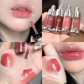 Water Mirror Lip Glaze Lipstick Non-stick Cup Lasting Moisturizing Lip Gloss Colorful Women Lip Oil Silky Lip Tint. 